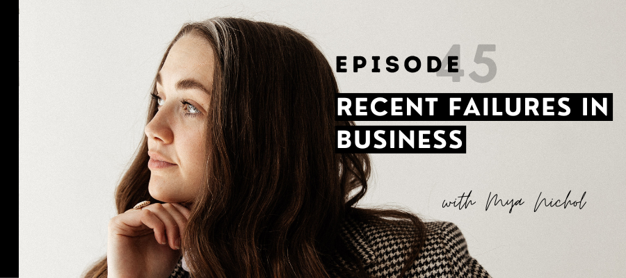header graphic Recent failures in business [episode 45]