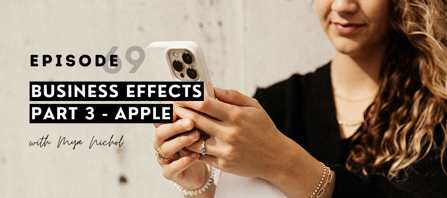 header graphic for Business effects part 3 - Apple [episode 69]
