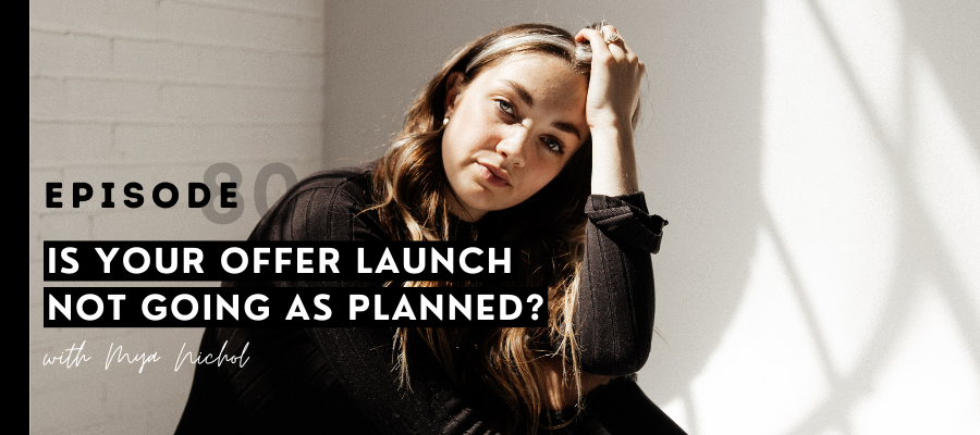 header graphic for Is your offer launch not going as planned? [episode 80]