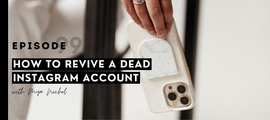 how to revive a dead Instagram account